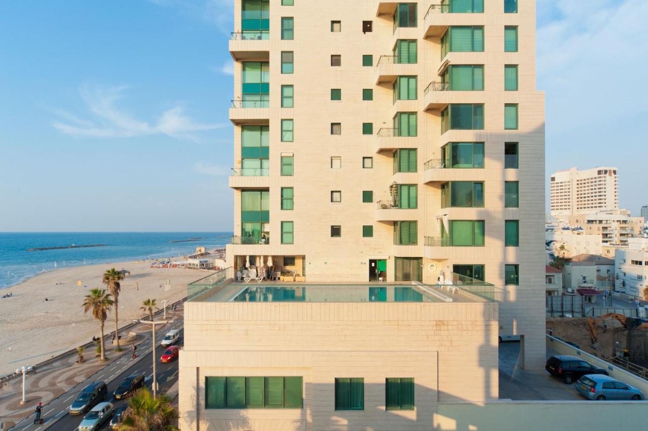 Chic 3Br Apt W Sauna & Parking On The Beach By Sea N' Rent Tel Aviv Eksteriør bilde