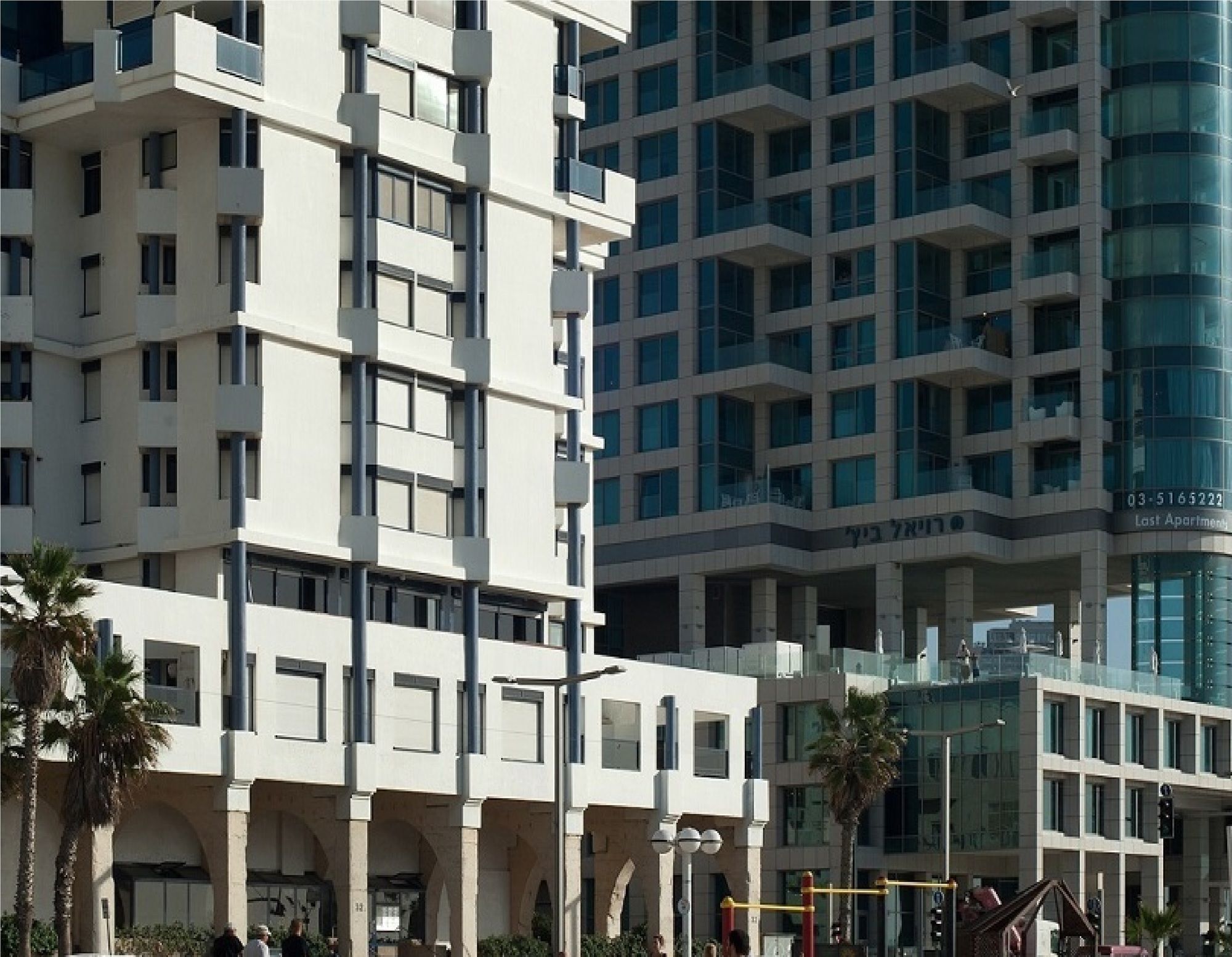 Chic 3Br Apt W Sauna & Parking On The Beach By Sea N' Rent Tel Aviv Eksteriør bilde